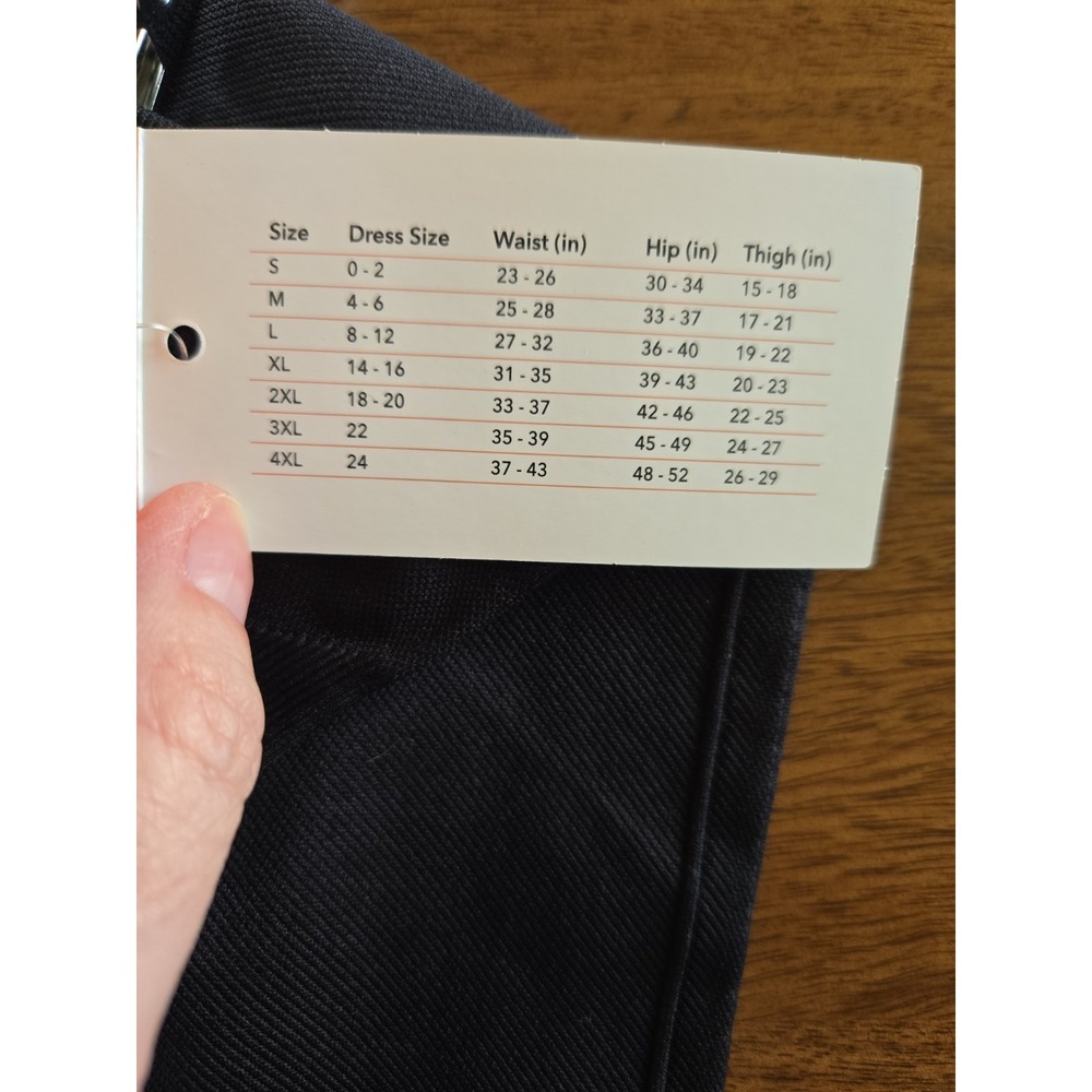 Shapermint Essentials Black High Waisted Size XL Shaping Leggings NWT (2 PAIR) - Picture 7 of 11